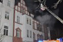 Feuer 3 Dachstuhlbrand Koeln Muelheim Gluecksburgstr P017